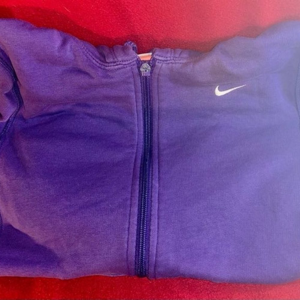 Purple Nike Zipped Hoodie